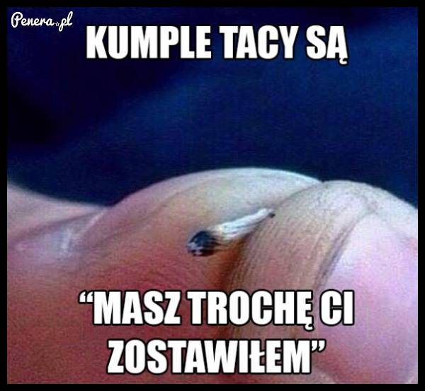 Kumple właśnie tacy są