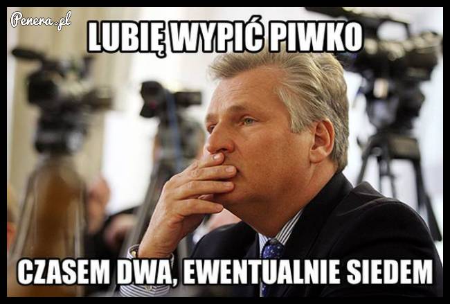 Lubię wypić piwko