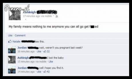 Mocny pocisk na fejsie