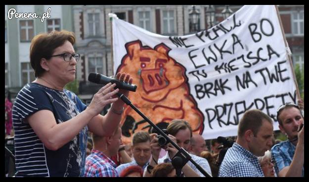 Nie płacz Ewka bo tu miejsca brak