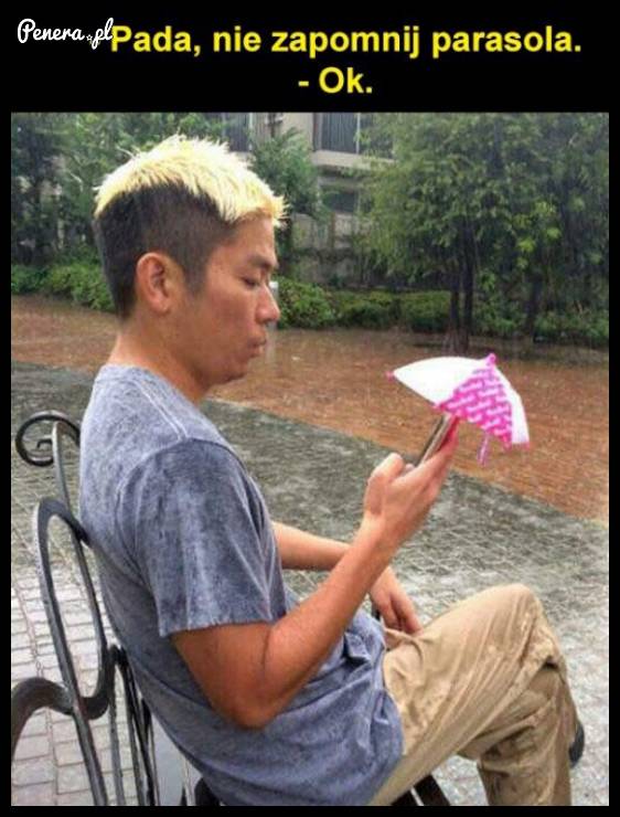 Nie zapomnij parasola!