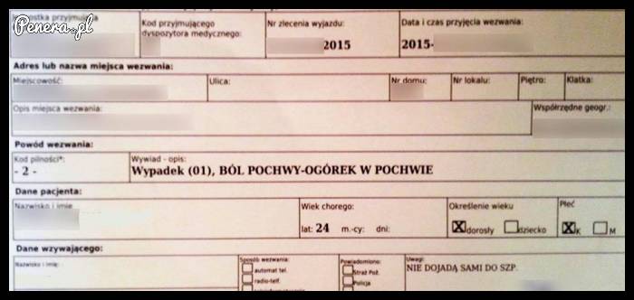 Niefortunny wypadek z ogórkiem