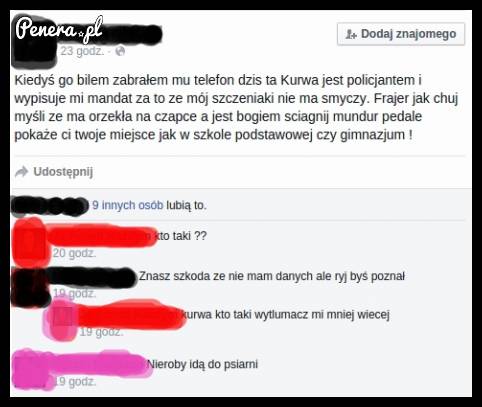 Osiedlowy patol zawsze zostanie patolem