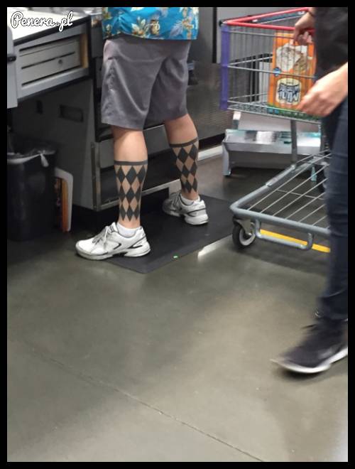 Skarpetki nosi ciągle te same