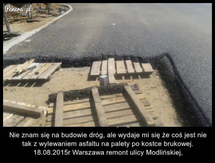 Tak się właśnie buduje w Polsce drogi