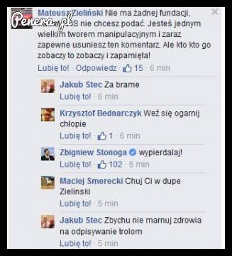 Tyle czasem ma do powiedzenia Stonoga