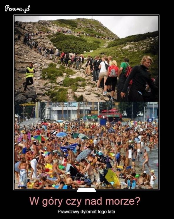 W góry czy nad morze?!