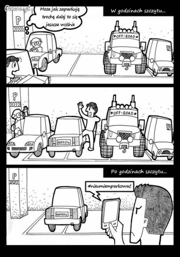 Zanim wrzucisz zdjęcie źle zaparkowanej fury do neta to pomyśl
