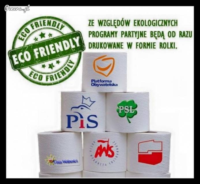 Ze względów ekologicznych jestem za :D
