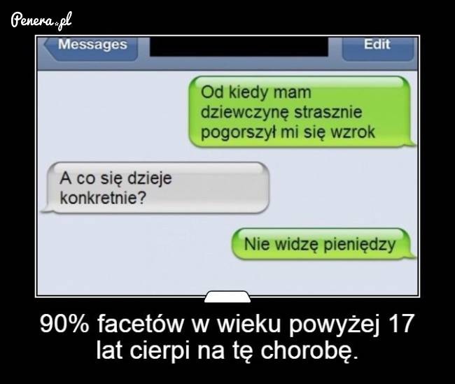 90% facetów w wieku powyżej 17 lat cierpi na tę chorobę