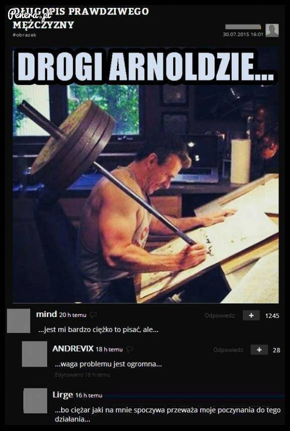 Długopis prawdziwego faceta