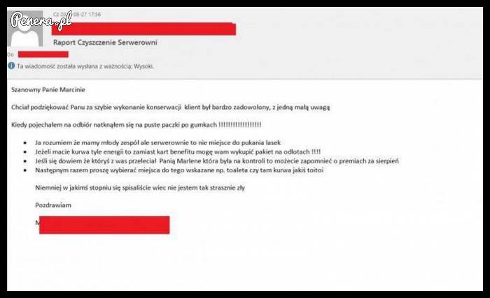 Kategoryczny zakaz bzykania Pani Marioli