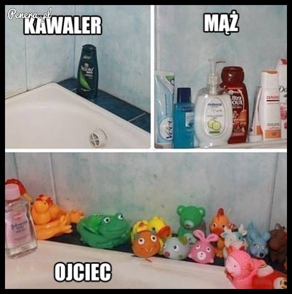 Kawaler - Mąż - Ojciec - różnica