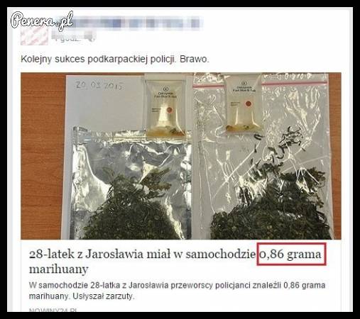 Kolejny ogromny sukces policji