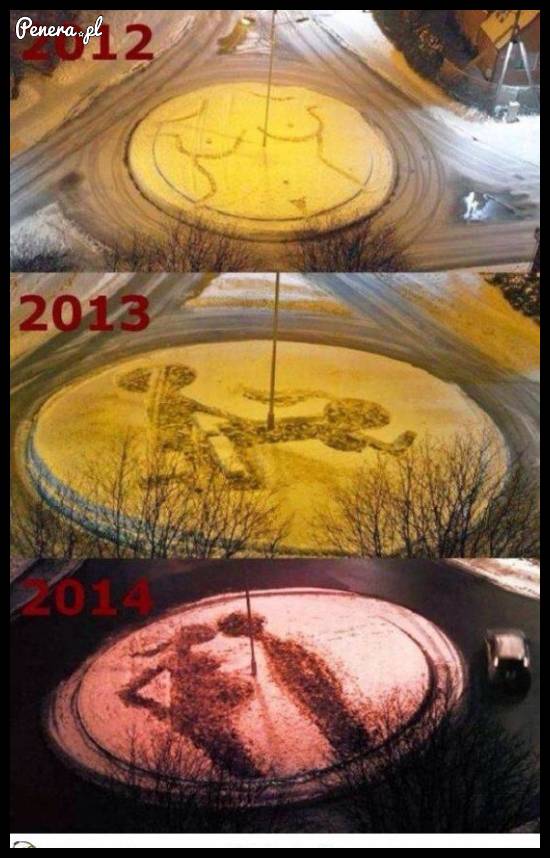 Kreatywność na jednym z rond