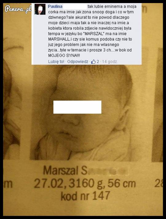 Myślałem że to imię to jakiś żart