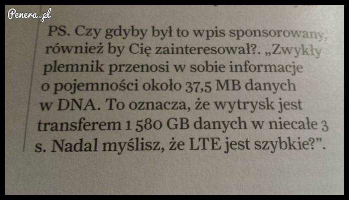Myślisz że LTE jest szybkie