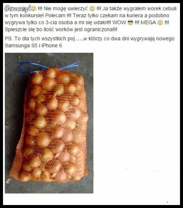 Niepowtarzalna okazja na fejsie