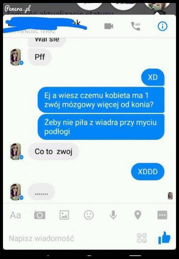 Ona chyba jednak pije wodę z wiadra