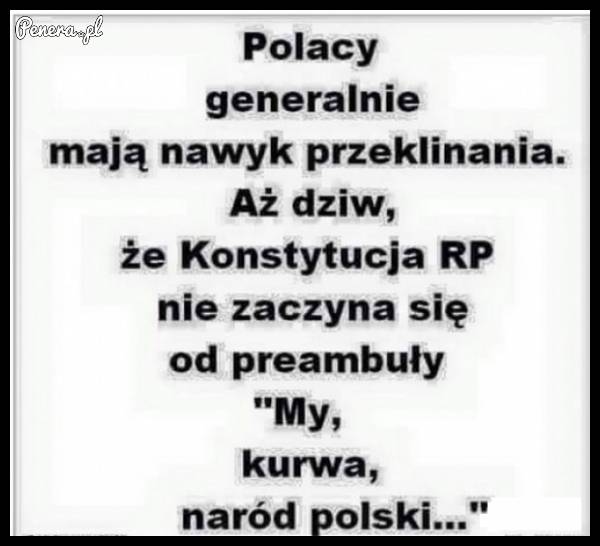 Polski nawyk przeklinania