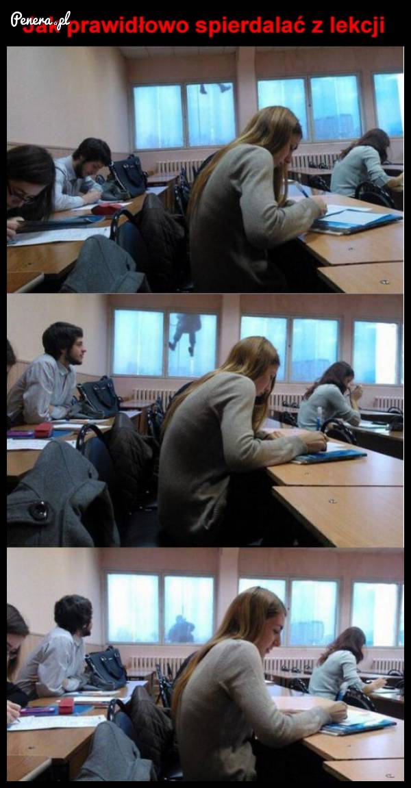 Profesjonalna ucieczka z lekcji!