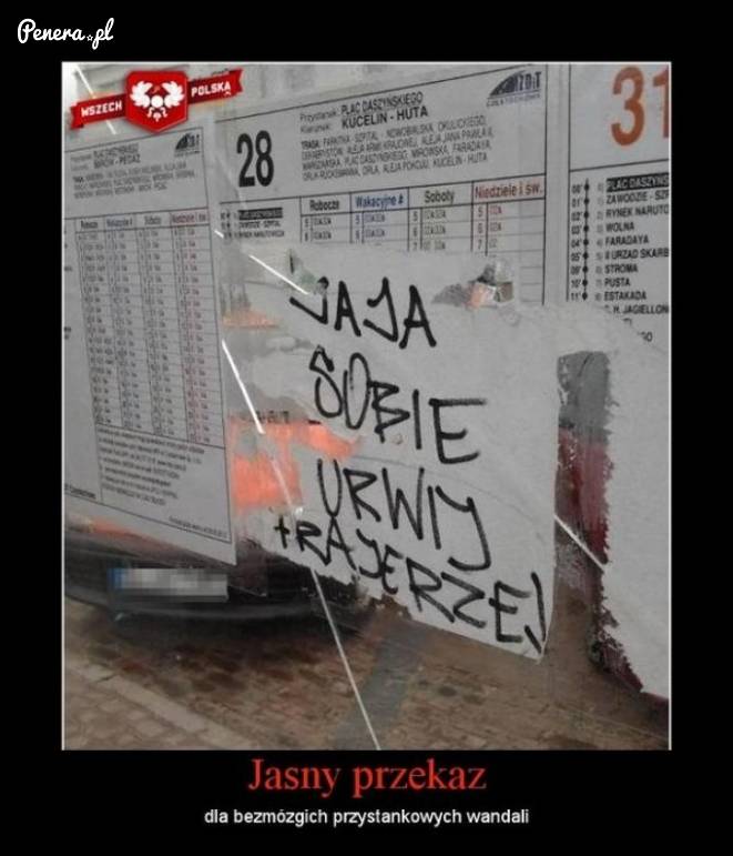 Prosty przekaz dla bezmózgów