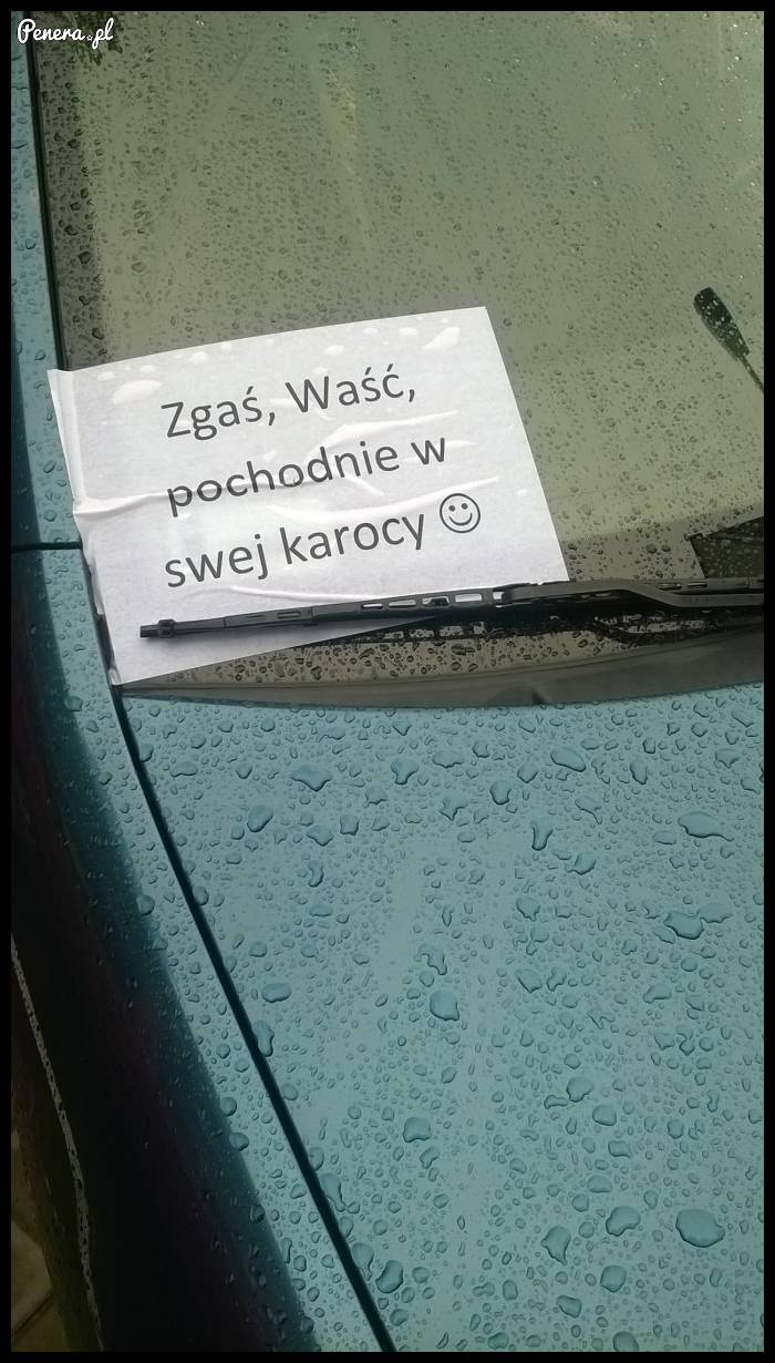 Przekaz dla sąsiada w trochę innej formie