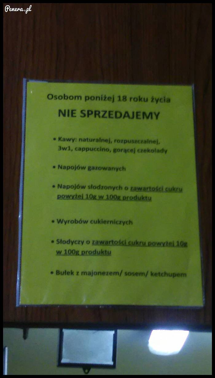 Tymczasem w szkolnych sklepikach