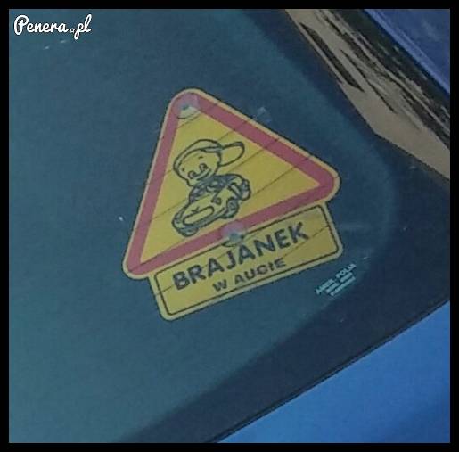 Uwaga Brajanek w aucie