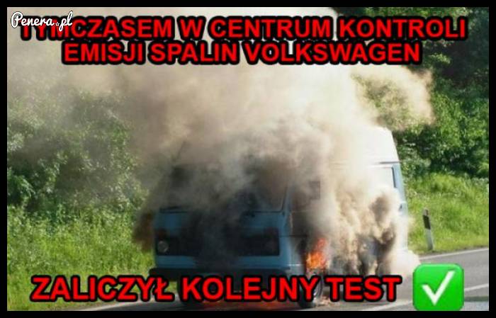 Volkswagen w czasie testów w USA