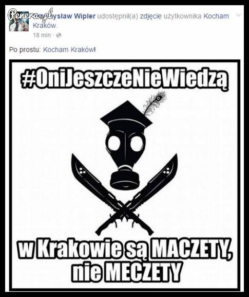 Wipler i jego komentarz co do Krakowa