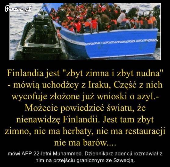 Wybredni Ci imigranci :D