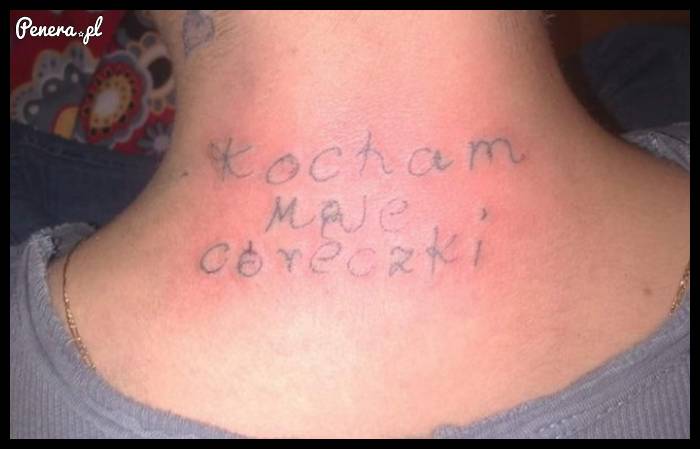 Wyznanie miłości na szyi