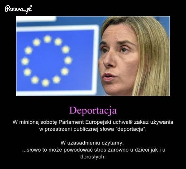 Zakazali słowa deportacja