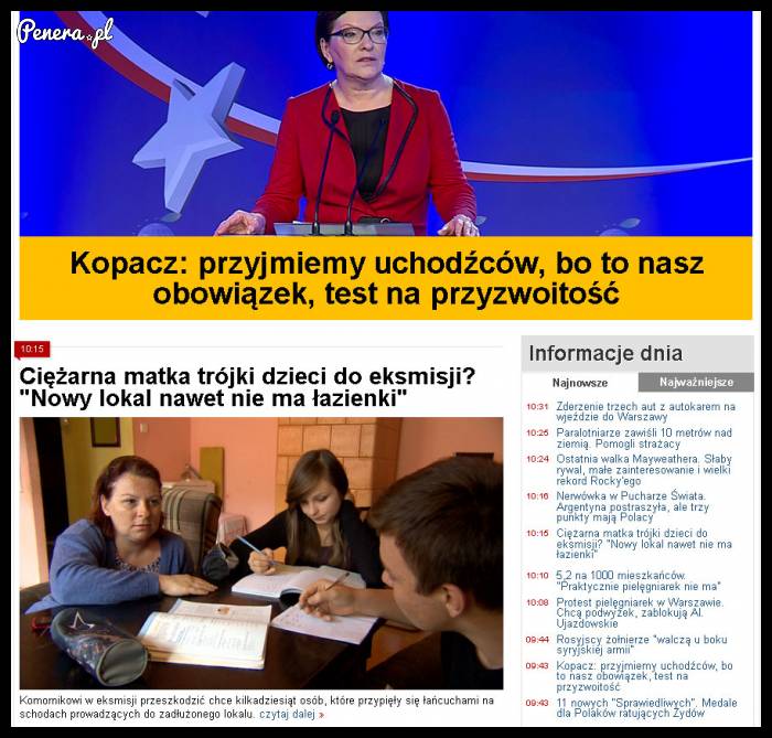 Zestawienie newsów prosto z Polski!