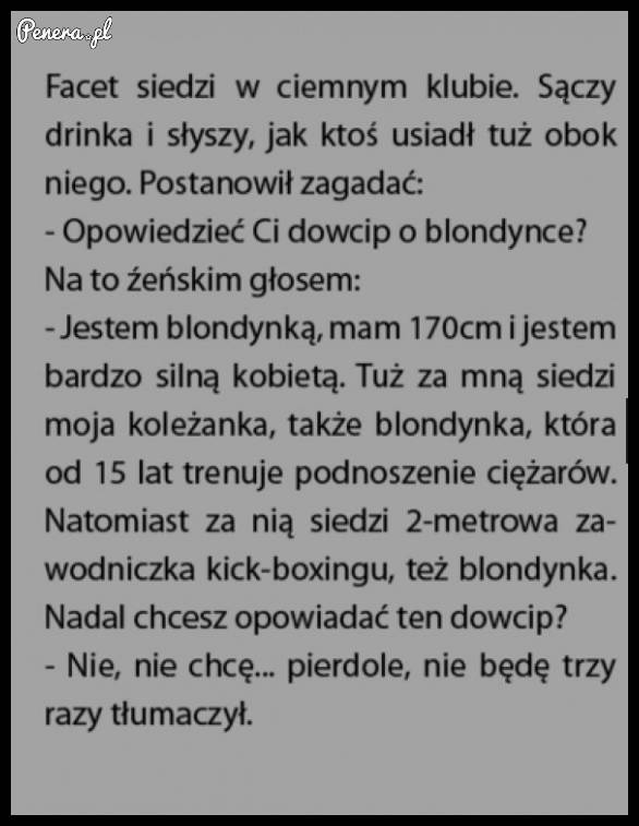 Cięta riposta zawsze w cenie