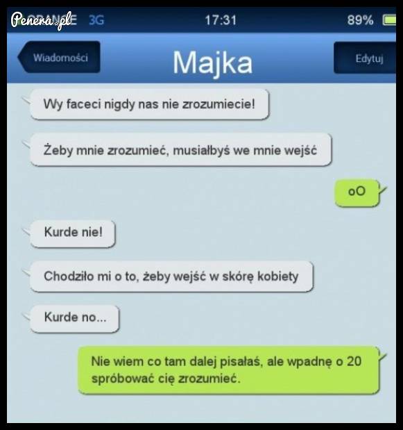 Dwa razy źle się wyraziła :D