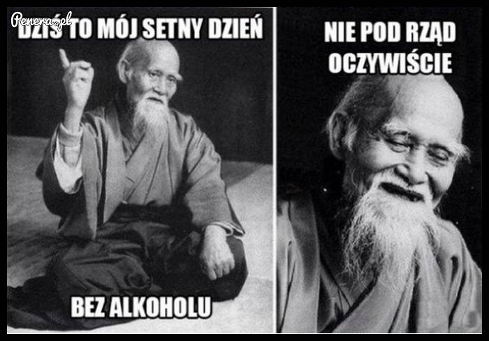 Dzisiaj jest mój setny dzień bez alkoholu
