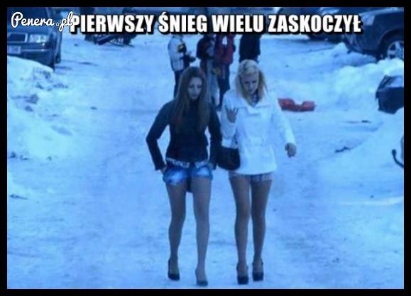 Jak co roku pierwszy śnieg wielu zaskoczył