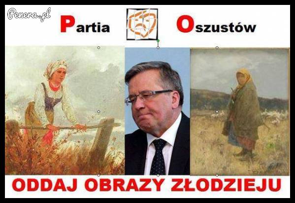 Jak mu nie wstyd że okradziono pałac prezydencki