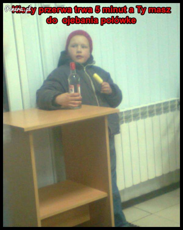 Kiedy przerwa trwa 5 minut a Ty masz do oje**nia połówkę!