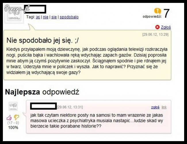 No to jej zaserwował niespodziankę