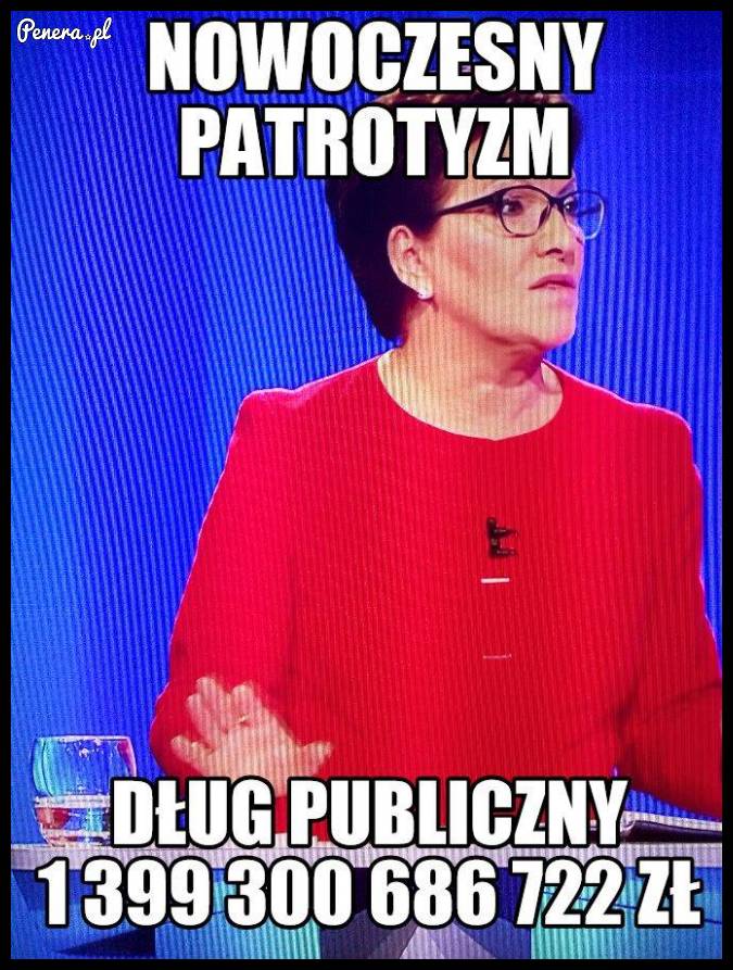 Nowoczesny patriotyzm według PO