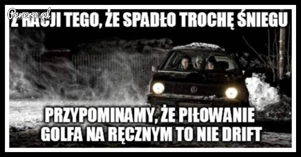 Prawilnie przypominam że piłowanie Golfa na ręcznym