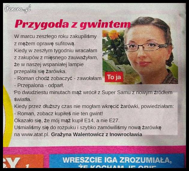 Przygoda z gwintem!