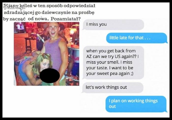 Tak się właśnie olewa szmaty