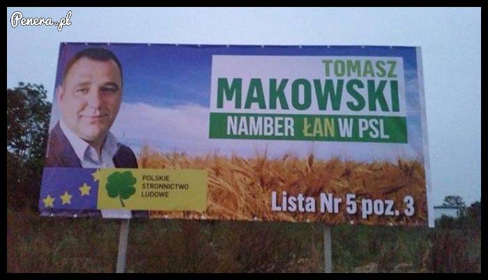 To jest namber łan w PSL