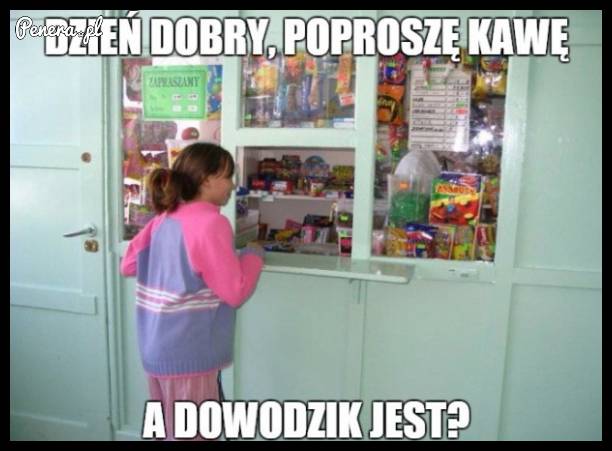 Tymczasem w sklepiku szkolnym