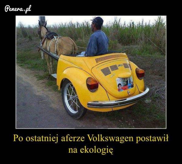 Volkswagen postawił na ekologię :D