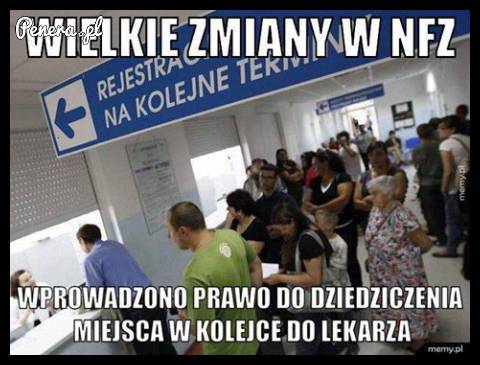 Wielkie zmiany w NFZ